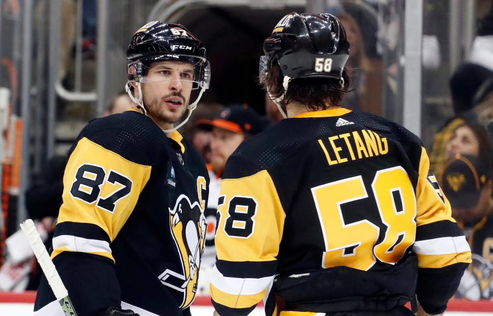 The Pittsburgh Penguins were sitting outside a playoff berth on Wednesday.