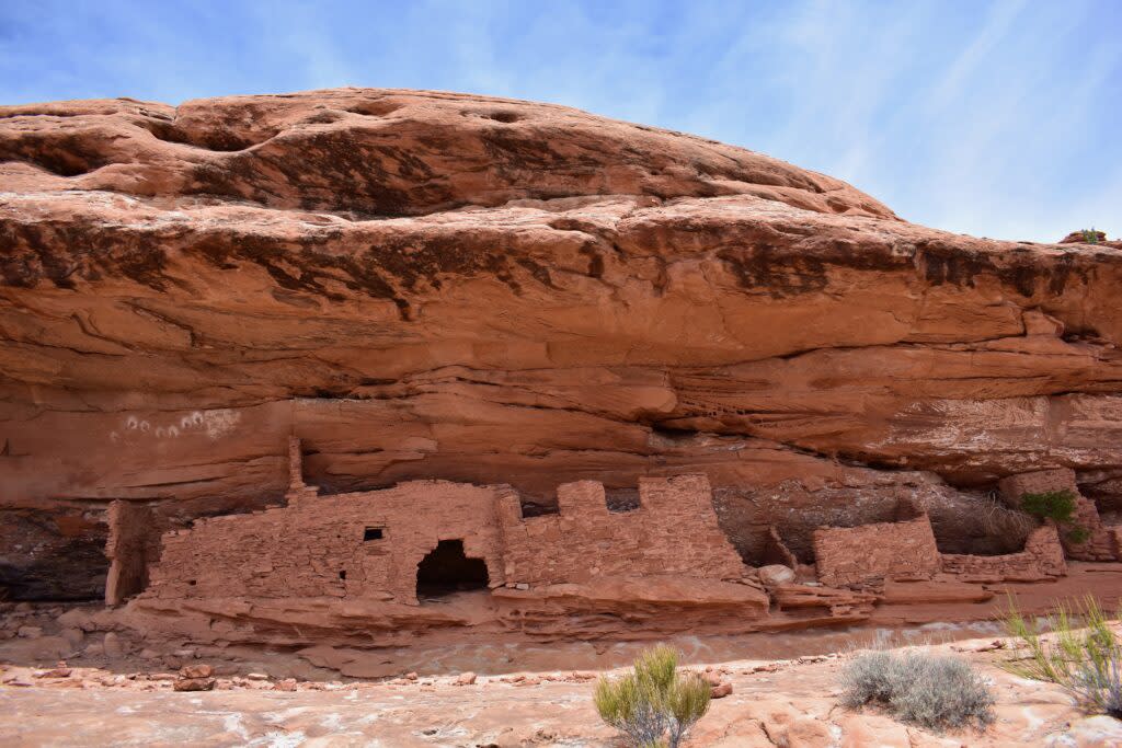 Ancient ruins are pictured near the Fish Creek area of Bears Ears National Monument in San Juan County