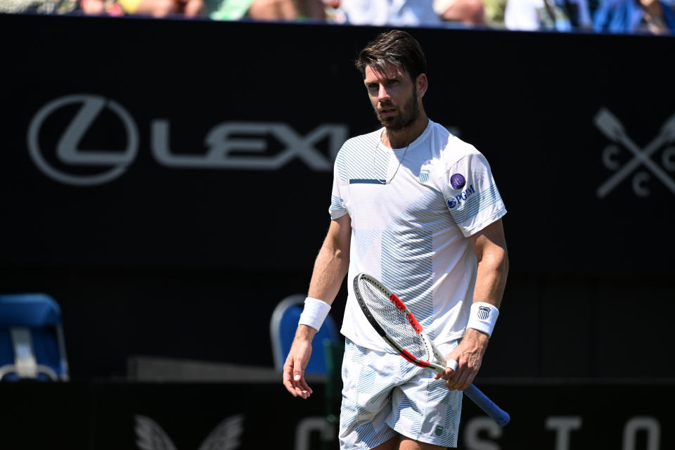 Cameron Norrie at the LTA's Rothesay International Eastbourne (Kate Green/Getty Images for LTA)