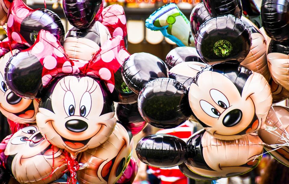 disney, globos, minnie mouse