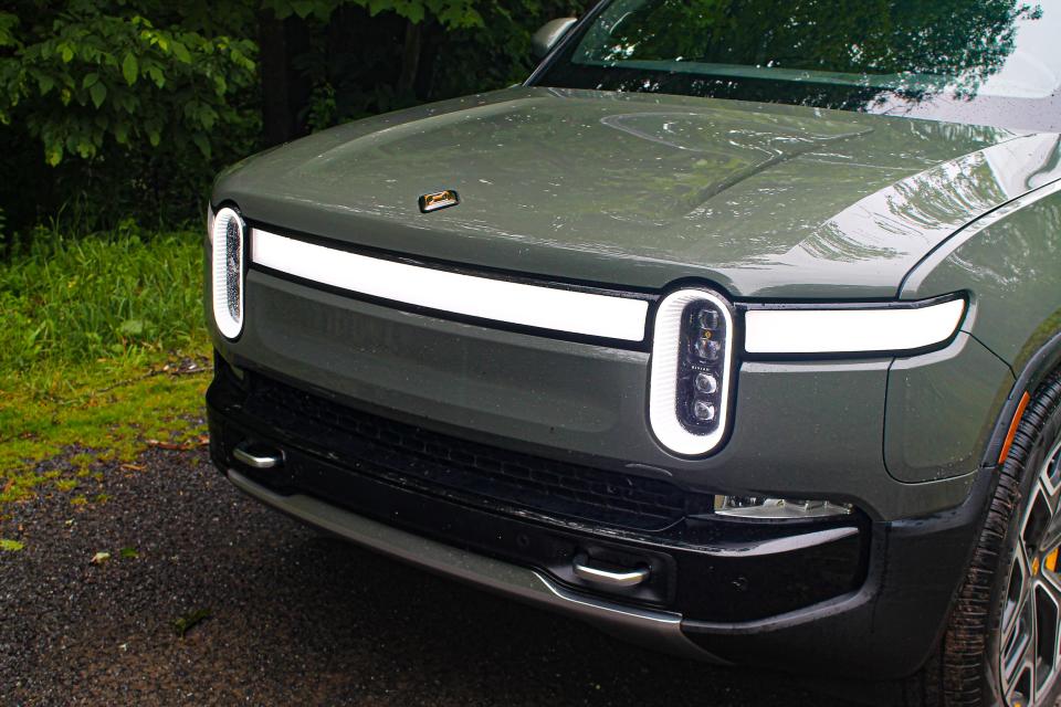 The Rivian R1S electric SUV.