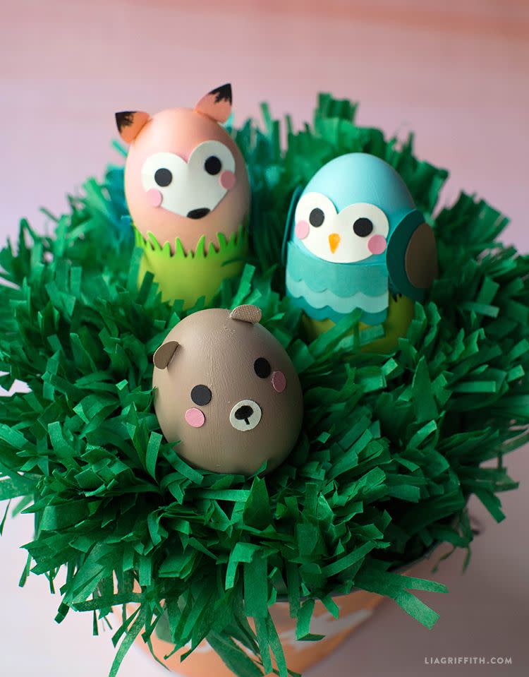 Woodland Critter Easter Eggs