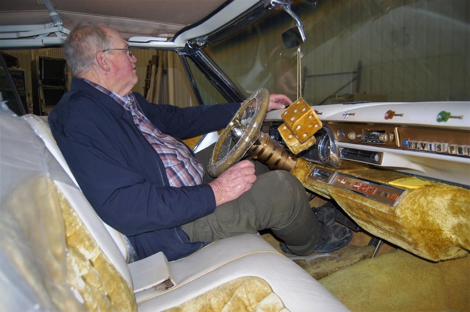 Tommy Bolack says he has only driven his 1965 Elvis Presley Dream Cadillac Eldorado on the streets of Farmington a few times, preferring to keep the historic car safely ensconced in a warehouse on his B-Square Ranch.