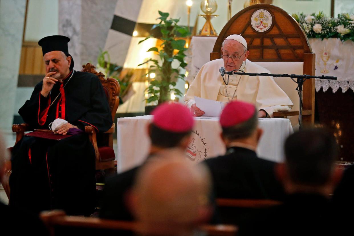 Le pape François en Irak, le 5 mars 2021 - Ahmad AL-RUBAYE / AFP