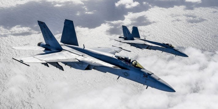 F/A-18E Super Hornets