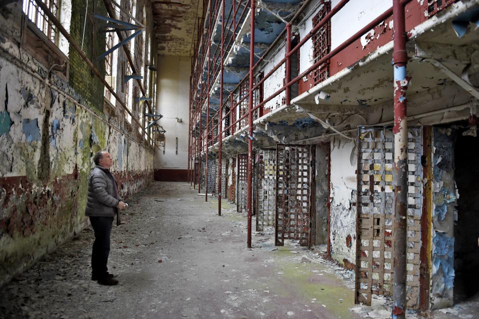 A look inside the former Tennessee State Prison in Nashville in 2015.
