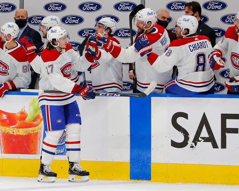 NHL: Montreal Canadiens at Edmonton Oilers