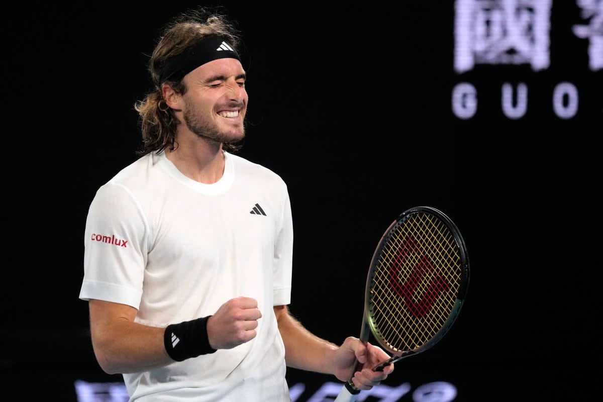 Stefanos Tsitsipas is through to the last four (Aaron Favila/AP) (AP)