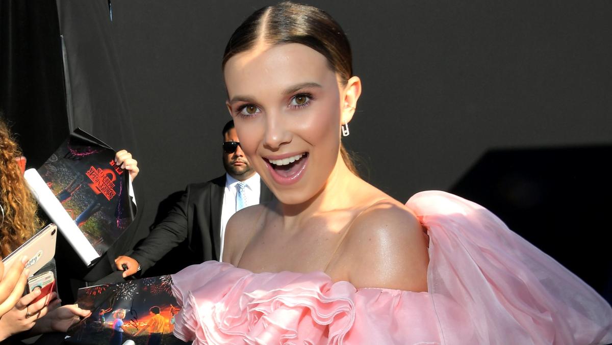 Millie Bobby Brown called out for faking her skincare routine in video