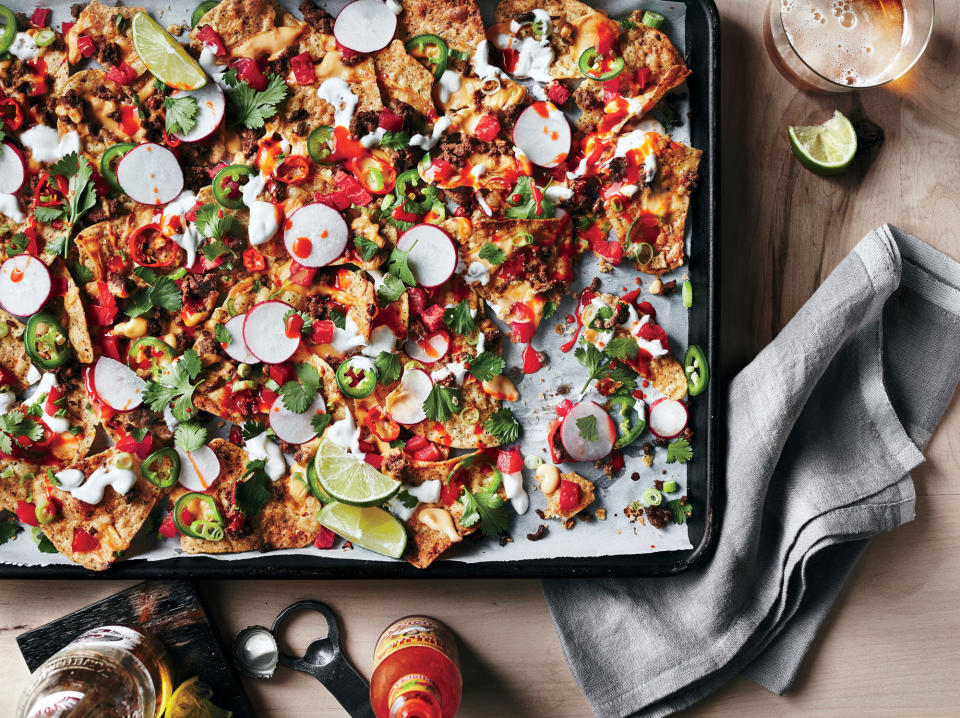 Friday: Sheet Pan Beefy Nachos