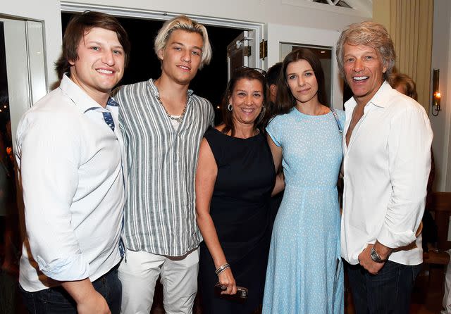 Kevin Mazur/Getty Jesse Bongiovi, Jacob Bongiovi, Dorothea Bon Jovi, Stephanie Bongiovi, and Jon Bon Jovi attend Apollo in the Hamptons 2019: Hosted by Ronald O. Perelman at The Creeks on August 03, 2019 in East Hampton, New York