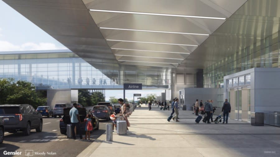 A rendering of the new terminal coming to John Glenn International Airport. (Courtesy Photo/Columbus Regional Airport Authority)