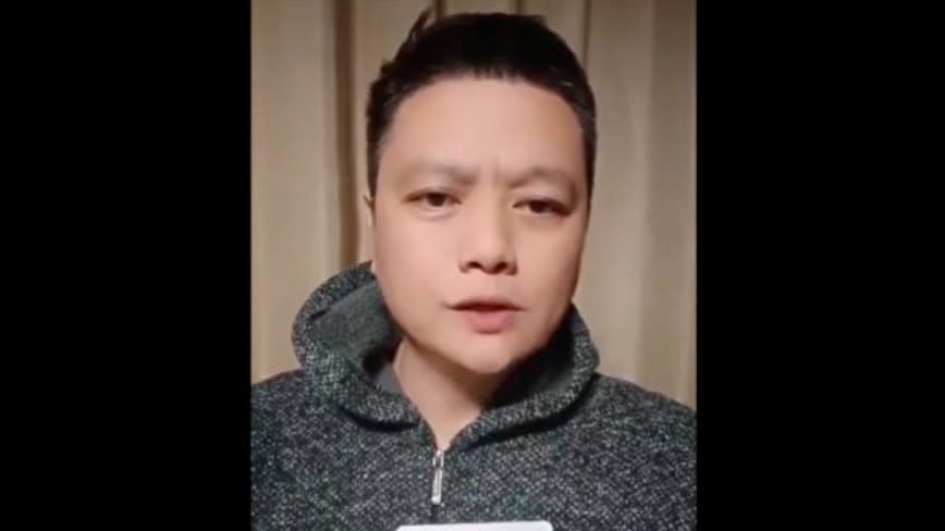 鬆散科技創辦人張小雷拍影片檢舉王傳福。翻攝微博