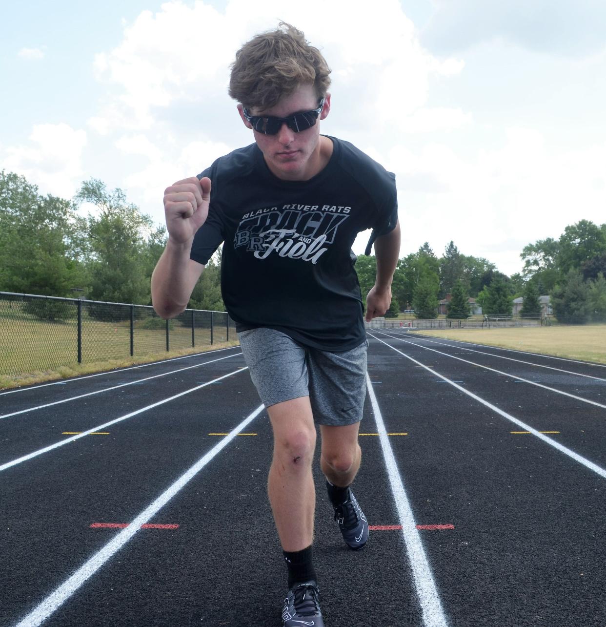 Black River's Jake VanderHenst qualified for the Division 3 state meet in the 200 meters and long jump.