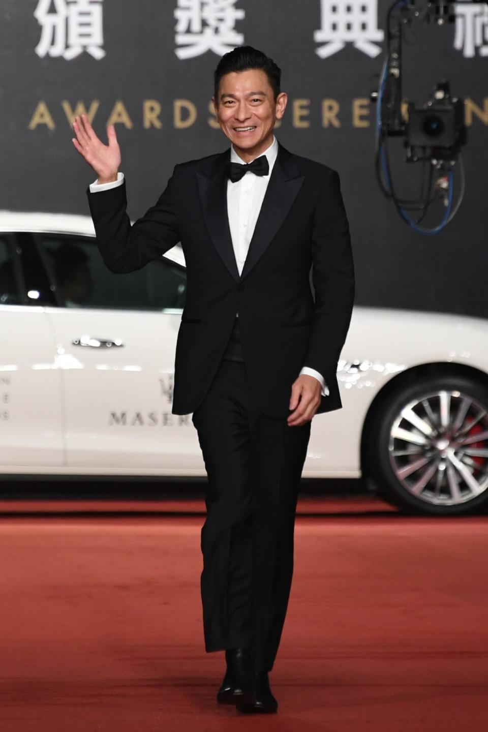 Andy Lau on the red carpet. (Photo: Taipei Golden Horse Awards)