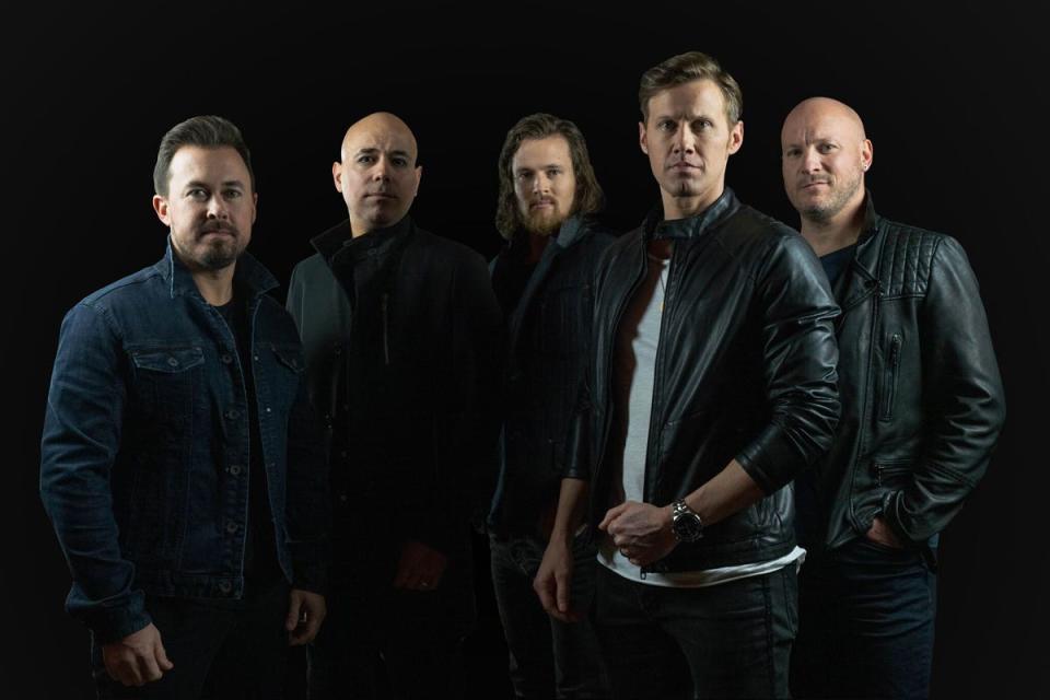 Christian rock band Building 429 includes former Wilmington resident Jason Roy (second from right). 