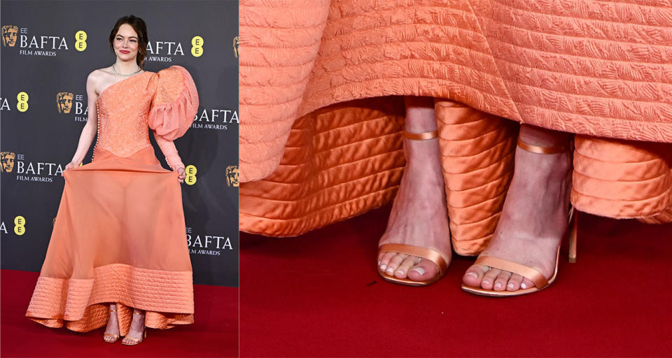 BAFTAs, BAFTA Awards, celebrity style, red carpet fashion, Emma Stone