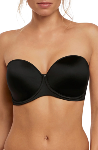 Ongossamer Women's Beautifully Basic Strapless Bra In Black, Size