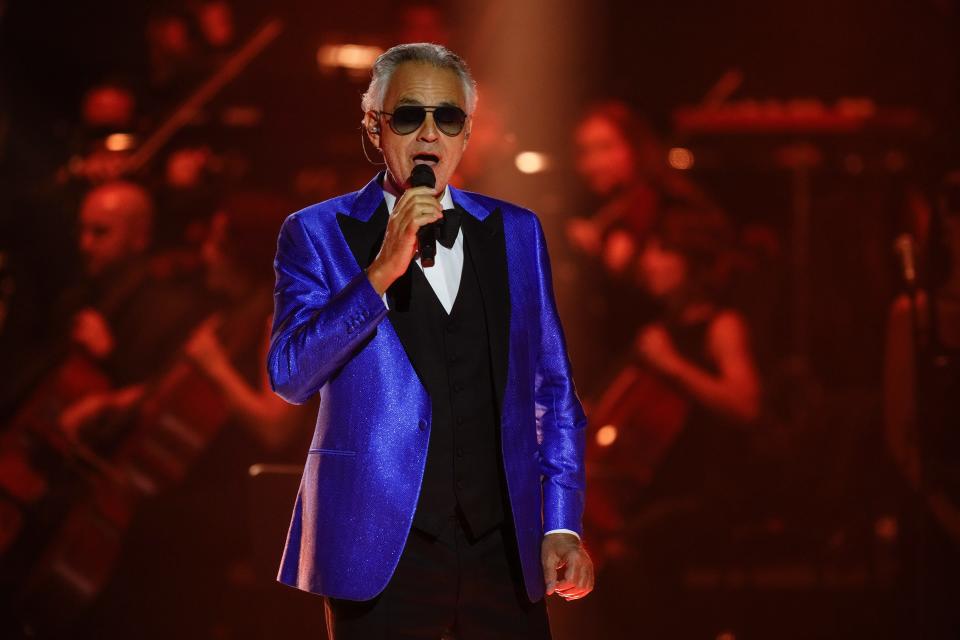 Andrea Bocelli returns to Fiserv Forum April 6 for a show with the Milwaukee Symphony Orchestra.