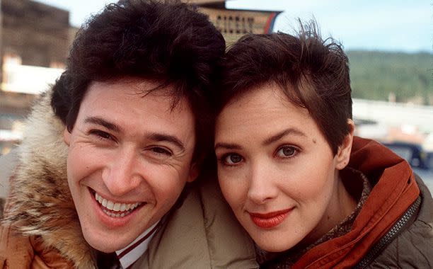 CBS via Getty Images Rob Morrow and Janine Turner on 'Northern Exposure'