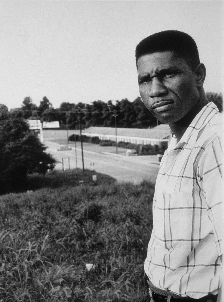 Medgar Evers poses for a photo