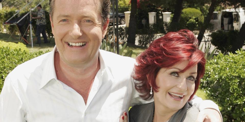 Sharon Osbourne and Piers Morgan