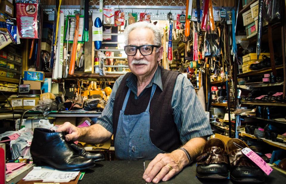 <p>No. 8 lowest-paid job: Shoe repairer and shoemaker<br>Average full-time hourly wage: $13.65<br>(Fran Polito / Getty Images) </p>