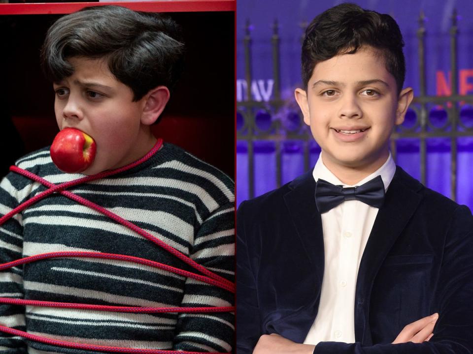 Issac Ordonez as Pugsley Addams on Wednesday