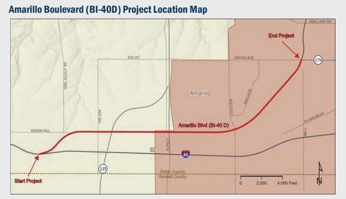 The Texas Department of Transportation (TxDOT) is offering three opportunities for the public to learn about proposed improvements on Business I-40D (Amarillo Boulevard).