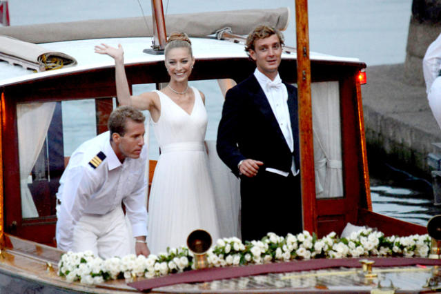 Beatrice Borromeo channels Greek goddess on wedding day