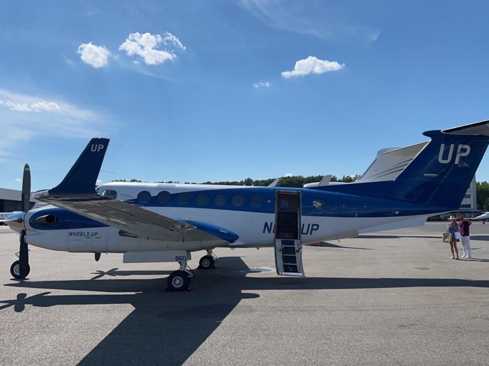 Wheels Up King Air 350i.