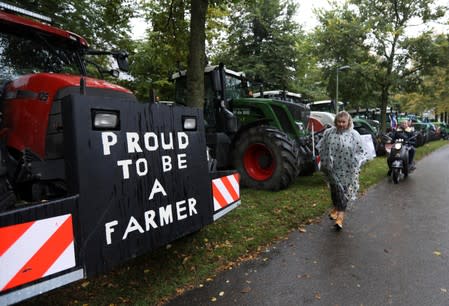 Demonstration of Dutch farmers in The Hague