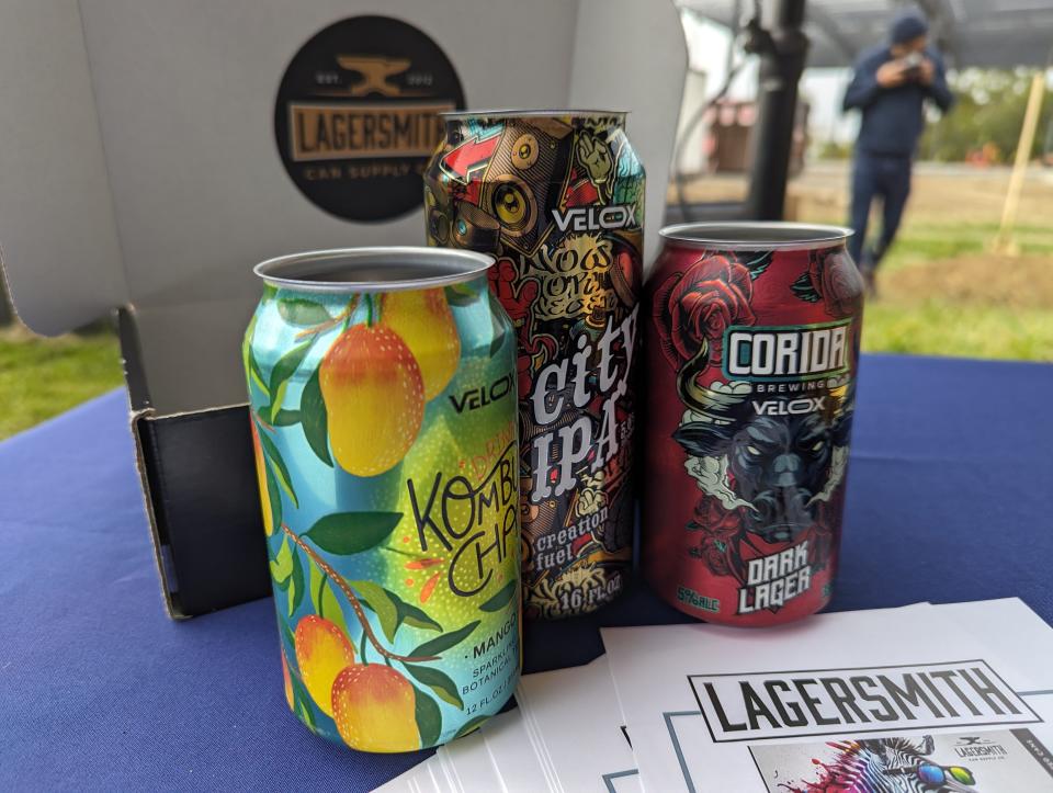 The Lagersmith Can Supply Co. has a state-of-the-art printing process which goes directly on aluminum cans.