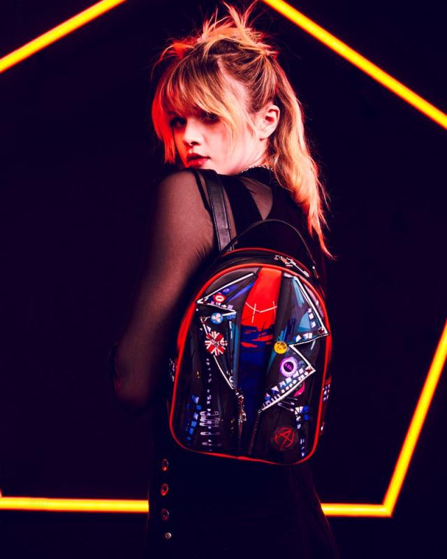 Her Universe Marvel Spider-Man: Across The Spider-Verse Spider-Punk Mini  Backpack