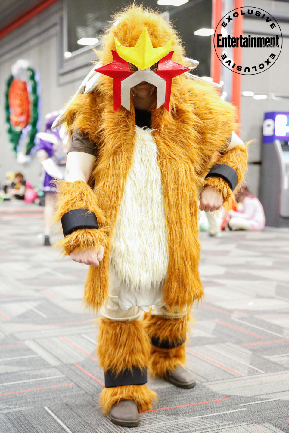 Entei from <em>Pokemon</em> cosplayer