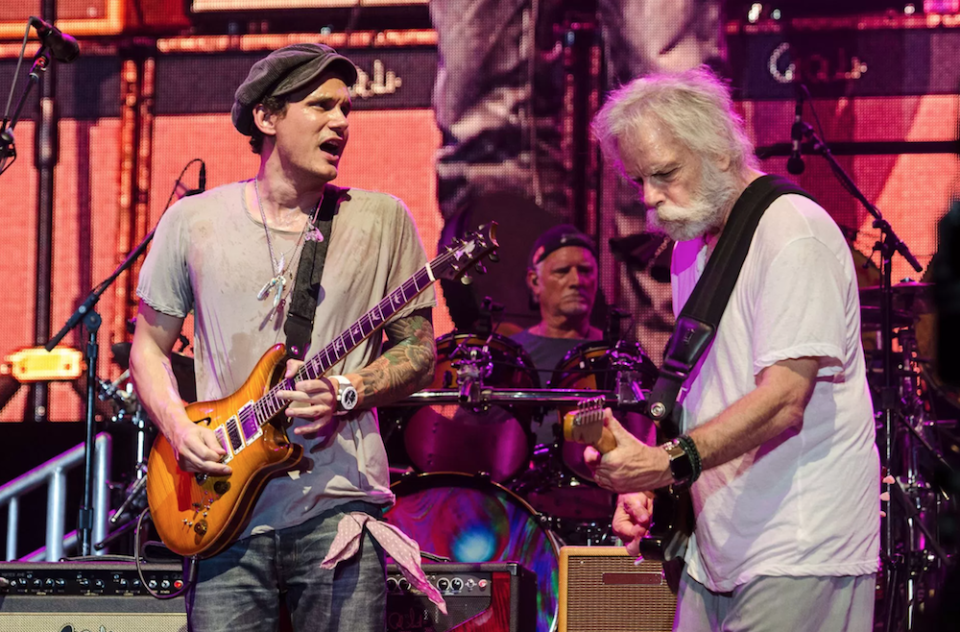 The Grateful Dead offshoot features surviving members Bob Weir, Mickey Hart, and Bill Kreutzmann alongside John Mayer, Allman Brothers’ Oteil Burbridge, and Ratdog keyboardist Jeff Chimenti.