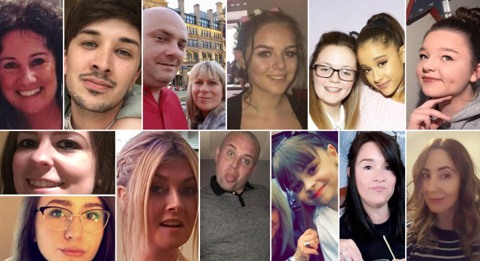 In pictures: The victims of the Manchester Arena terror attack