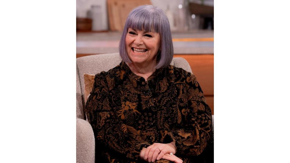 A close-up photo of Dawn French