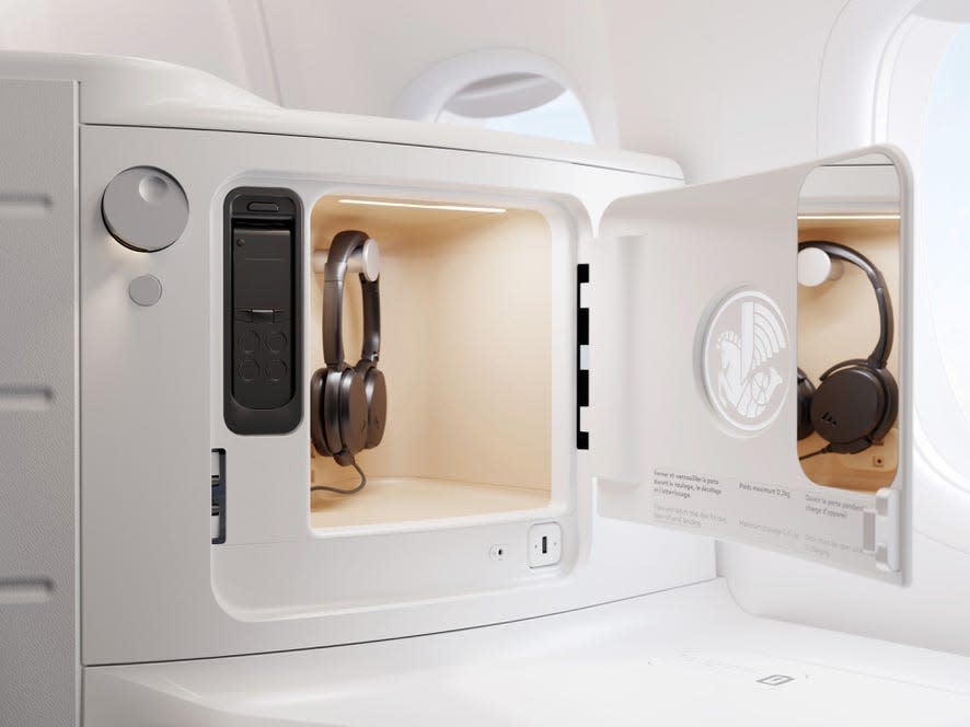 Air France new business class cabin.