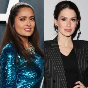 Salma Hayek Defends Hilaria Baldwin After Accent Scandal: ‘We All Lie a Little Bit’