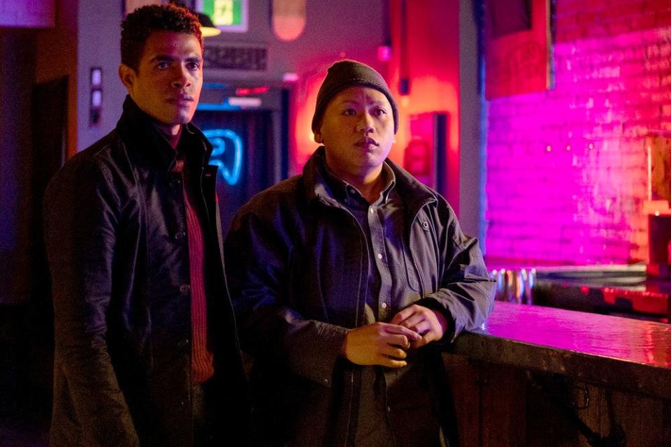 Mandela Van Peebles as Maurice and Jacob Batalon as Reginald in "Reginald the Vampire."