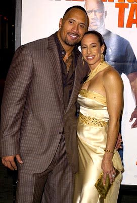 Dwayne "The Rock" Johnson and wife Dany at the LA premiere of MGM's Walking Tall