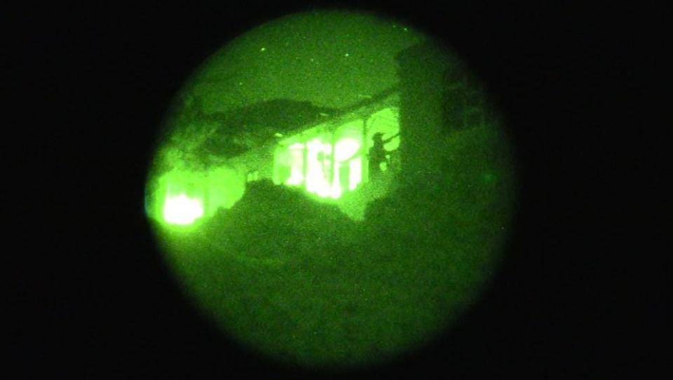 Afghan Special Security Forces operators prepare to enter an ISIS-K compound in Darzab district, Jowzjan province, Afghanistan, Mar. 21, 2018.