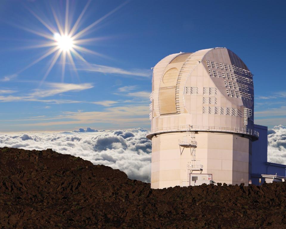 El telescopio Daniel K. Inouye en la cima del monte Haleakalā, Maui, Hawái