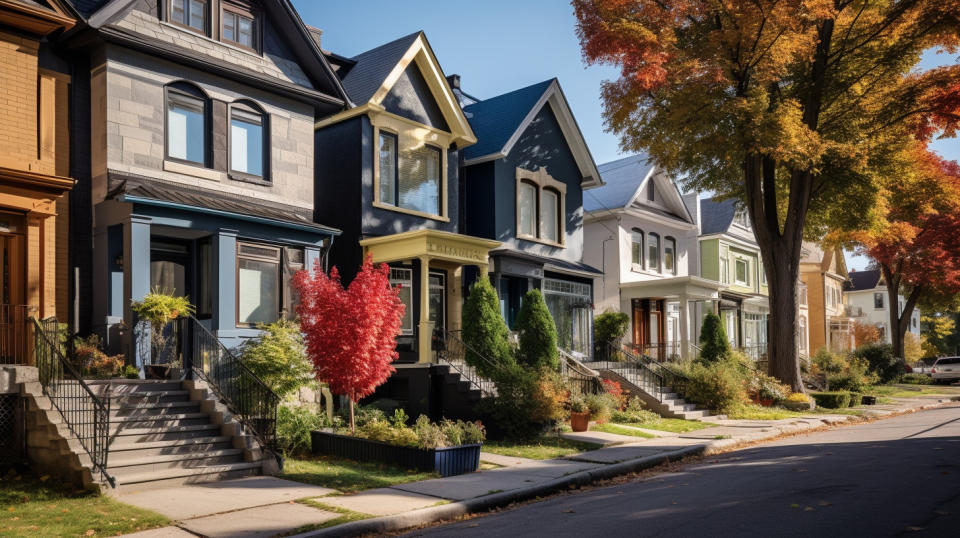 The exterior of a newly acquired rental property, showcasing the renovations made by the REIT.