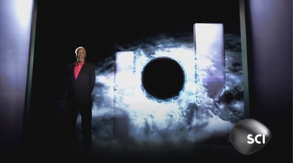 Academy Award winner Morgan Freeman narrates an episode of Through the Wormhole, a Science Channel documentary series.