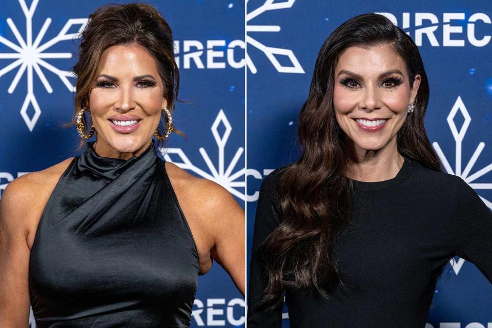 <p>Amanda Edwards/Getty (2)</p> From left: Emily Simpson and Heather Dubrow