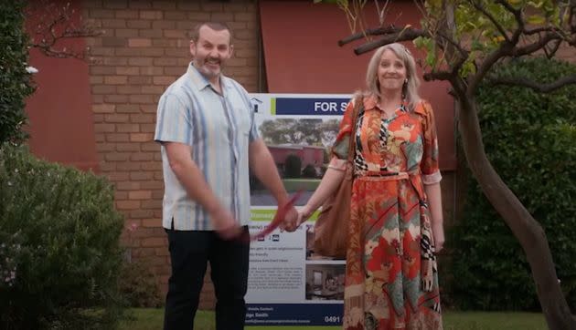 All but one of the houses on Ramsay Street go up for sale (Photo: Channel 5)