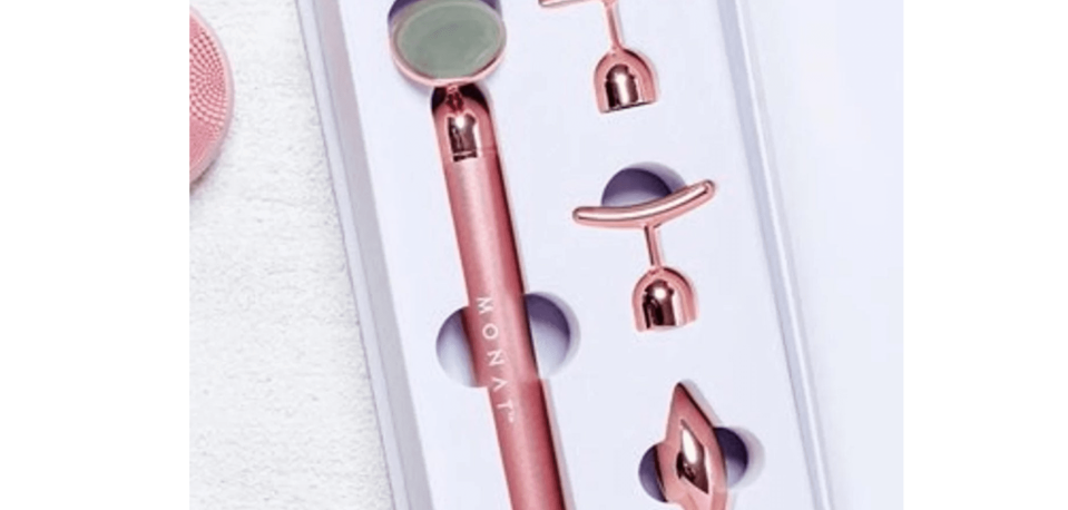 <p><strong>MONAT</strong></p><p>walmart.com</p><p><strong>$32.00</strong></p><p>Skip that gift card for a free facial and wrap up this chic massager set instead. It even has four changeable heads.</p>