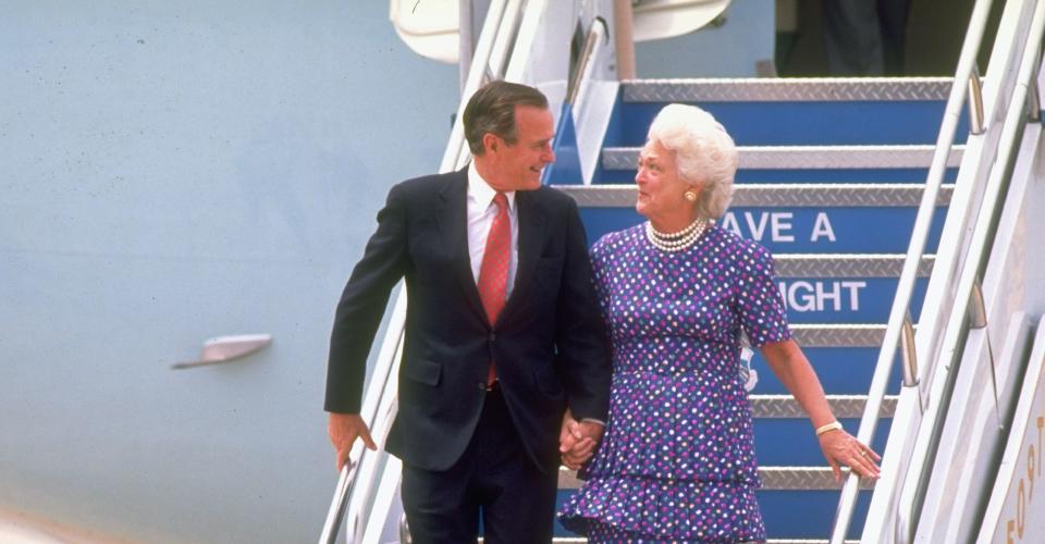 <p>Just teenagers when they met, George H.W. and Barbara Bush spent more than seven decades of their lives together until her passing on April 17, 2018. The former President and First Lady endured the loss of a child, raised five more, and weathered the ups and downs of a political life years in the making. Throughout it all, they had each other - and never lost sight of their special bond. </p>